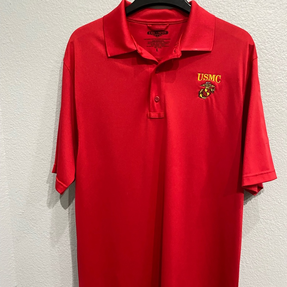 Men’s Tru Spec USMC Polo Shirt / Large